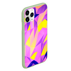 Чехол iPhone 11 Pro матовый Texture, цвет: 3D-салатовый — фото 2