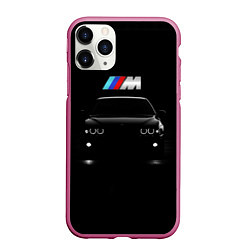 Чехол iPhone 11 Pro матовый BMW, цвет: 3D-малиновый