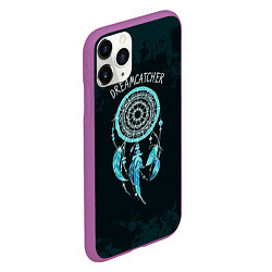 Чехол iPhone 11 Pro матовый Dreamcatcher, цвет: 3D-фиолетовый — фото 2