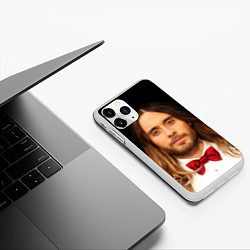 Чехол iPhone 11 Pro матовый Джаред Лето, цвет: 3D-белый — фото 2