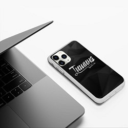 Чехол iPhone 11 Pro матовый Тишина, цвет: 3D-белый — фото 2