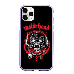 Чехол iPhone 11 Pro матовый Motorhead, цвет: 3D-светло-сиреневый