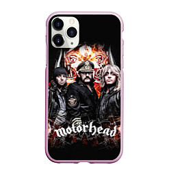 Чехол iPhone 11 Pro матовый Motorhead Band, цвет: 3D-розовый