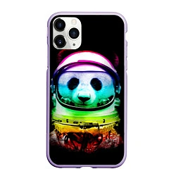 Чехол iPhone 11 Pro матовый Панда космонавт