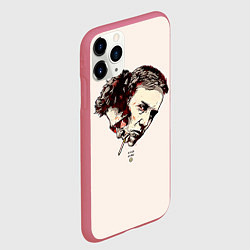 Чехол iPhone 11 Pro матовый Fight Club: Friends, цвет: 3D-малиновый — фото 2