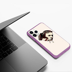 Чехол iPhone 11 Pro матовый Fight Club: Friends, цвет: 3D-фиолетовый — фото 2