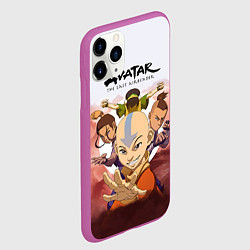Чехол iPhone 11 Pro матовый Avatar: The last airbender, цвет: 3D-фиолетовый — фото 2