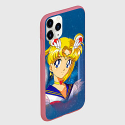 Чехол iPhone 11 Pro матовый Сейлор Мун, цвет: 3D-малиновый — фото 2