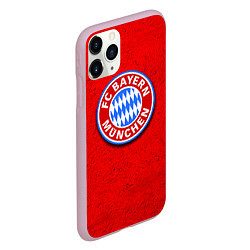 Чехол iPhone 11 Pro матовый Bayern FC, цвет: 3D-розовый — фото 2