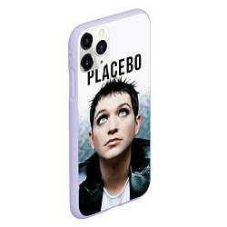 Чехол iPhone 11 Pro матовый Placebo: Brian Molko, цвет: 3D-светло-сиреневый — фото 2