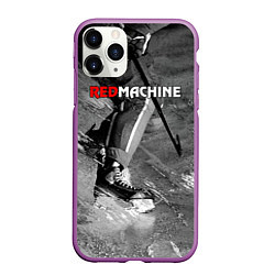 Чехол iPhone 11 Pro матовый Red maсhine, цвет: 3D-фиолетовый