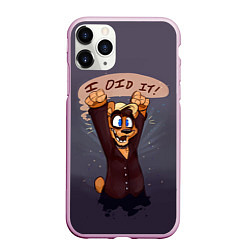 Чехол iPhone 11 Pro матовый Five Nights: I Did It, цвет: 3D-розовый