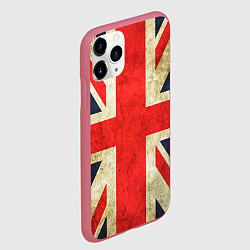 Чехол iPhone 11 Pro матовый Великобритания, цвет: 3D-малиновый — фото 2