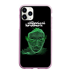 Чехол iPhone 11 Pro матовый Chemical Brothers: Acid lines, цвет: 3D-розовый