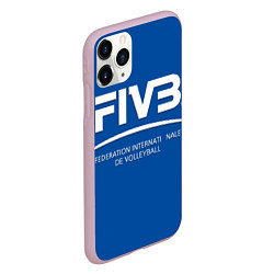 Чехол iPhone 11 Pro матовый Волейбол FIVB, цвет: 3D-розовый — фото 2