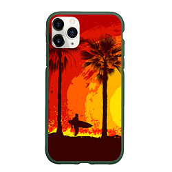 Чехол iPhone 11 Pro матовый Summer Surf