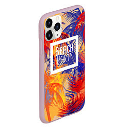 Чехол iPhone 11 Pro матовый Beach Party, цвет: 3D-розовый — фото 2