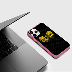 Чехол iPhone 11 Pro матовый Wu-Tang Clan: Grid, цвет: 3D-малиновый — фото 2