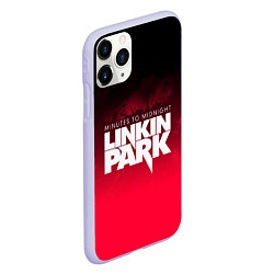 Чехол iPhone 11 Pro матовый Linkin Park: Minutes to midnight, цвет: 3D-светло-сиреневый — фото 2
