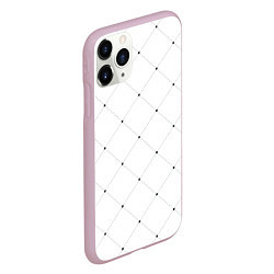 Чехол iPhone 11 Pro матовый Точечный узор!, цвет: 3D-розовый — фото 2