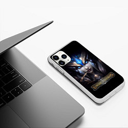 Чехол iPhone 11 Pro матовый League of Legends, цвет: 3D-белый — фото 2