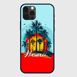 Чехол для iPhone 12 Pro Max HAWAII 6, цвет: 3D-черный