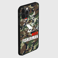 Чехол для iPhone 12 Pro Max Best fisherman, цвет: 3D-черный — фото 2