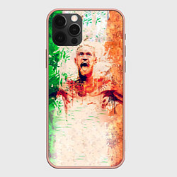 Чехол для iPhone 12 Pro Max Conor McGregor: Ireland, цвет: 3D-светло-розовый