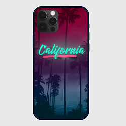 Чехол для iPhone 12 Pro Max California, цвет: 3D-черный