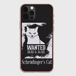 Чехол для iPhone 12 Pro Max Wanted Cat, цвет: 3D-светло-розовый