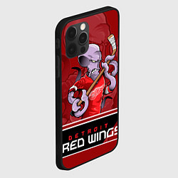 Чехол для iPhone 12 Pro Max Detroit Red Wings, цвет: 3D-черный — фото 2