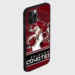 Чехол для iPhone 12 Pro Max Arizona Coyotes, цвет: 3D-черный — фото 2