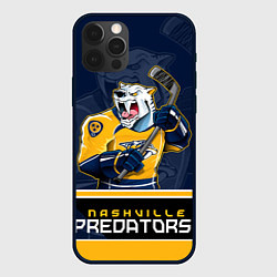 Чехол для iPhone 12 Pro Max Nashville Predators, цвет: 3D-черный