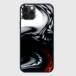 Чехол для iPhone 12 Pro Max Abrupt, цвет: 3D-черный