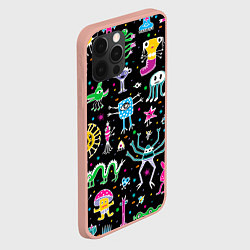 Чехол для iPhone 12 Pro Max Космо вечеринка, цвет: 3D-светло-розовый — фото 2
