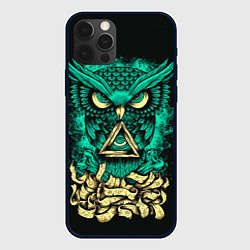 Чехол для iPhone 12 Pro Max Bring Me The Horizon: Owl, цвет: 3D-черный