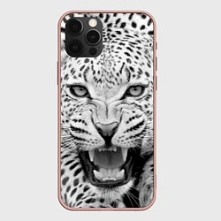 Чехол iPhone 12 Pro Max Белый леопард