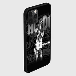 Чехол для iPhone 12 Pro Max AC/DC: Rock You, цвет: 3D-черный — фото 2