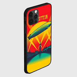 Чехол для iPhone 12 Pro Max Led Zeppelin: Hindenburg, цвет: 3D-черный — фото 2