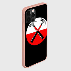 Чехол для iPhone 12 Pro Max Pink Floyd: Hammers, цвет: 3D-светло-розовый — фото 2