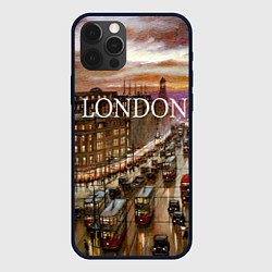 Чехол для iPhone 12 Pro Max Улицы старого Лондона, цвет: 3D-черный