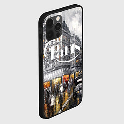 Чехол для iPhone 12 Pro Max Улицы Парижа, цвет: 3D-черный — фото 2