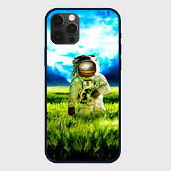 Чехол для iPhone 12 Pro Max Первый на Земле, цвет: 3D-черный