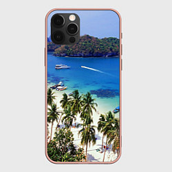 Чехол для iPhone 12 Pro Max Таиланд, цвет: 3D-светло-розовый