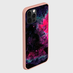 Чехол для iPhone 12 Pro Max Загадочный космос, цвет: 3D-светло-розовый — фото 2