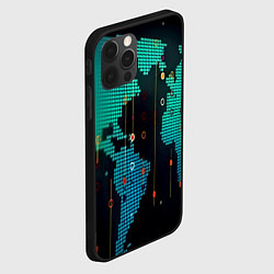 Чехол для iPhone 12 Pro Max Digital world, цвет: 3D-черный — фото 2