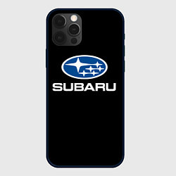 Чехол iPhone 12 Pro Max Subaru - emblem