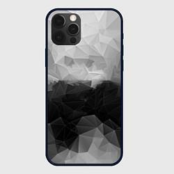 Чехол iPhone 12 Pro Max Polygon gray