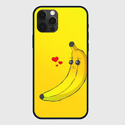 Чехол iPhone 12 Pro Max Just Banana (Yellow)