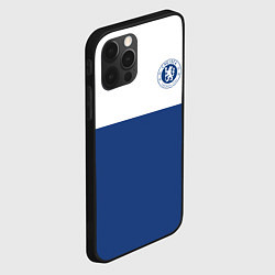 Чехол для iPhone 12 Pro Max Chelsea FC: Light Blue, цвет: 3D-черный — фото 2